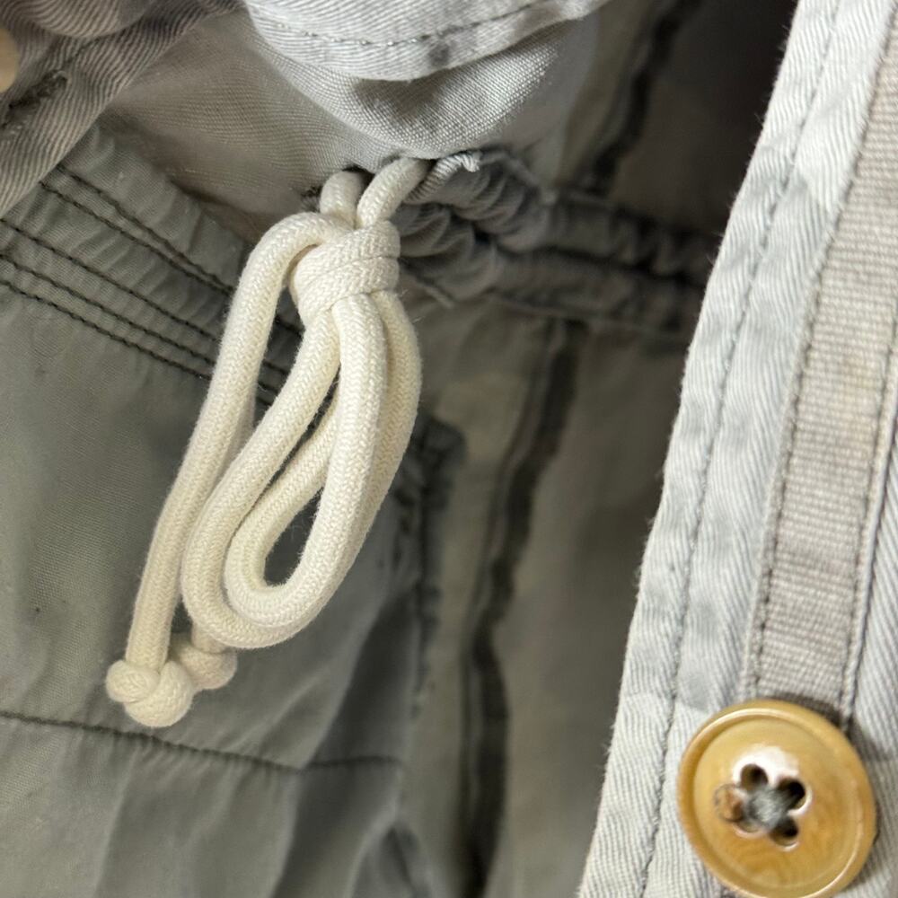 Abercrombie & Fitch Camo Utility Jacket Drawstring Waist Twill Military - Picture 8 of 16